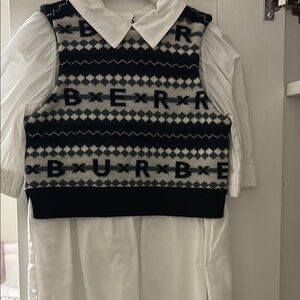 Kids Black and White Patterned Shirt